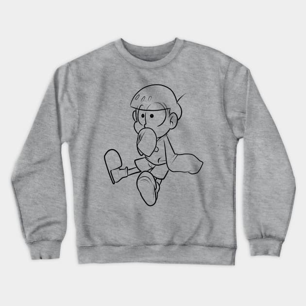 Hmm! Crewneck Sweatshirt by WorryBot